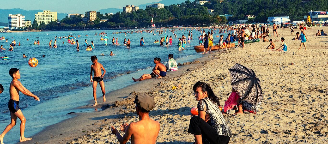 Lifeguard training in North Korea