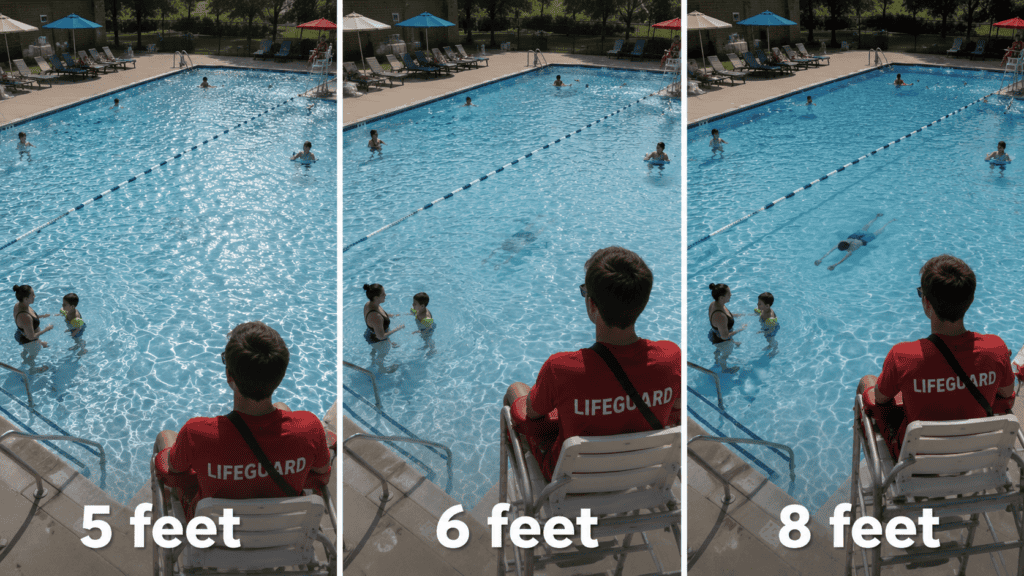 Lifeguard chair height
